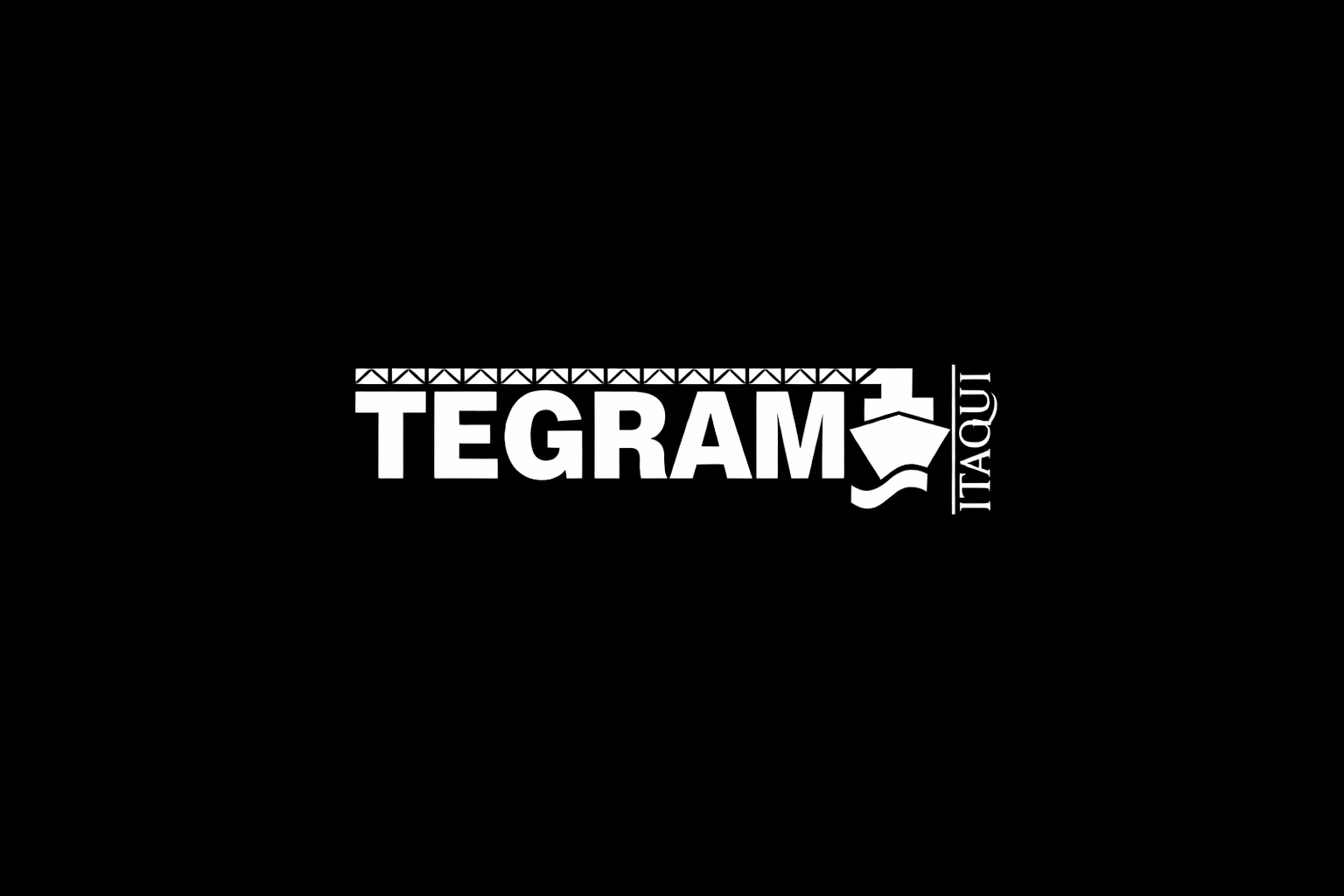 Logo TEGRAM em Branco